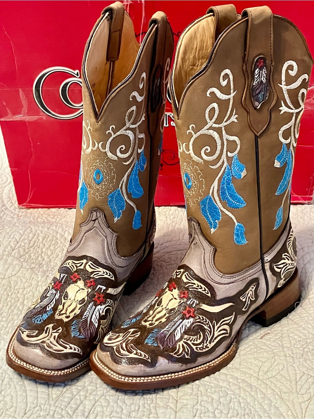 COWBOY UP BRAND COWGIRL SPECIAL EDITION 66/500 BOOTS 8.5 NEW